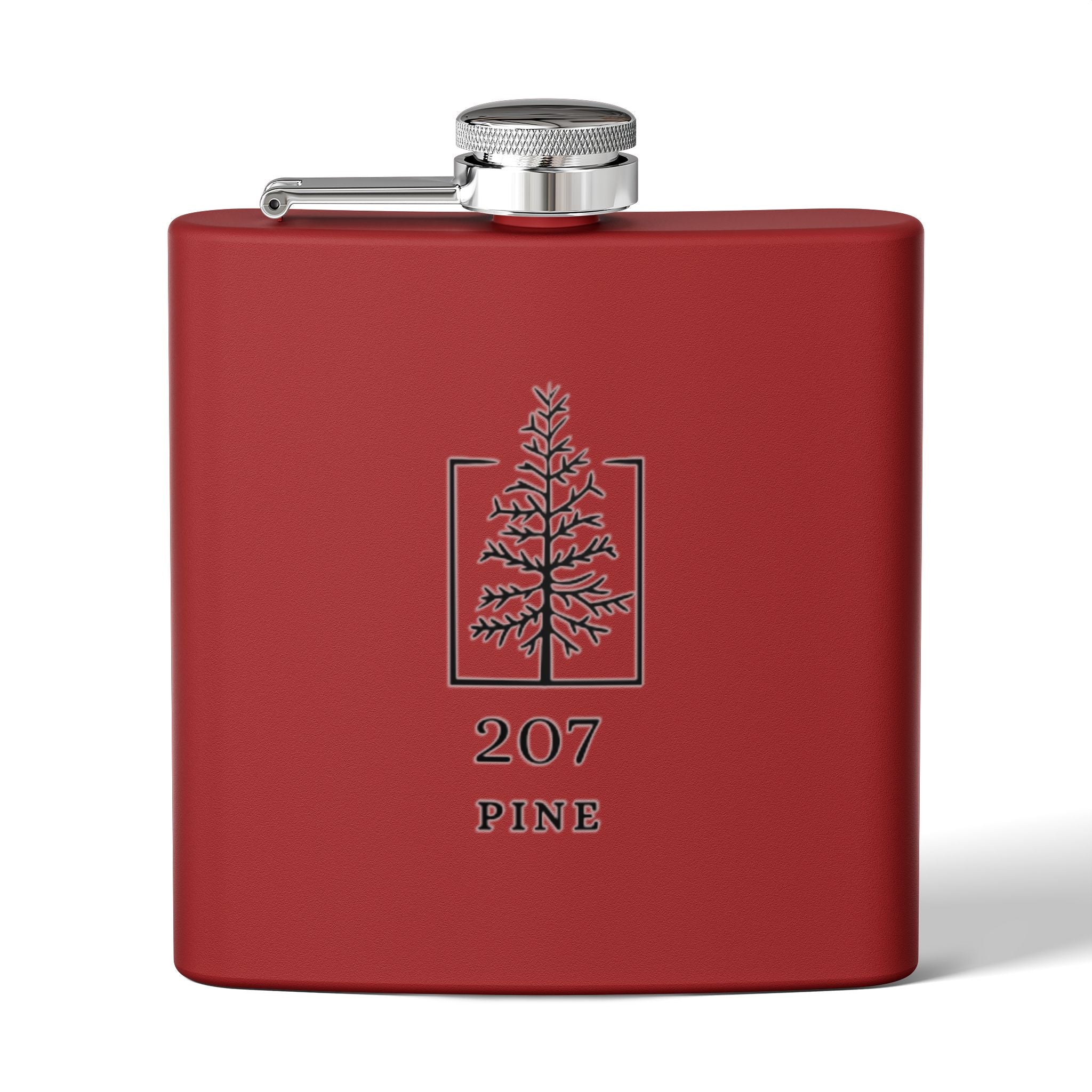 207 Pine Stainless Steel Flask,