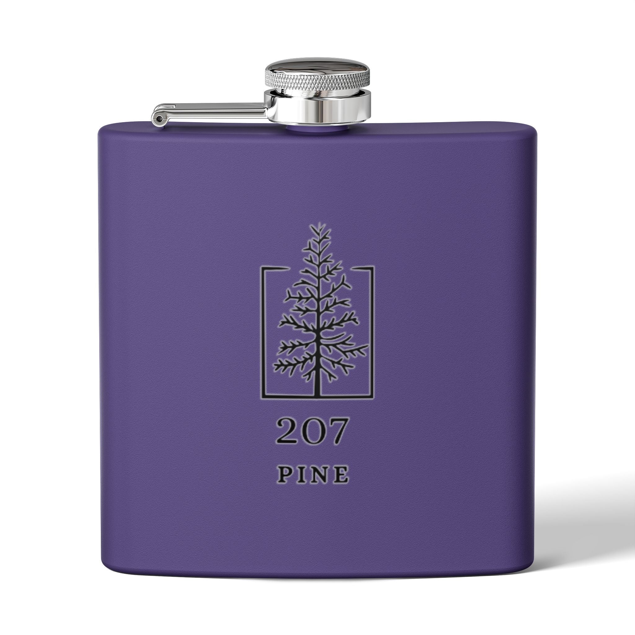 207 Pine Stainless Steel Flask,