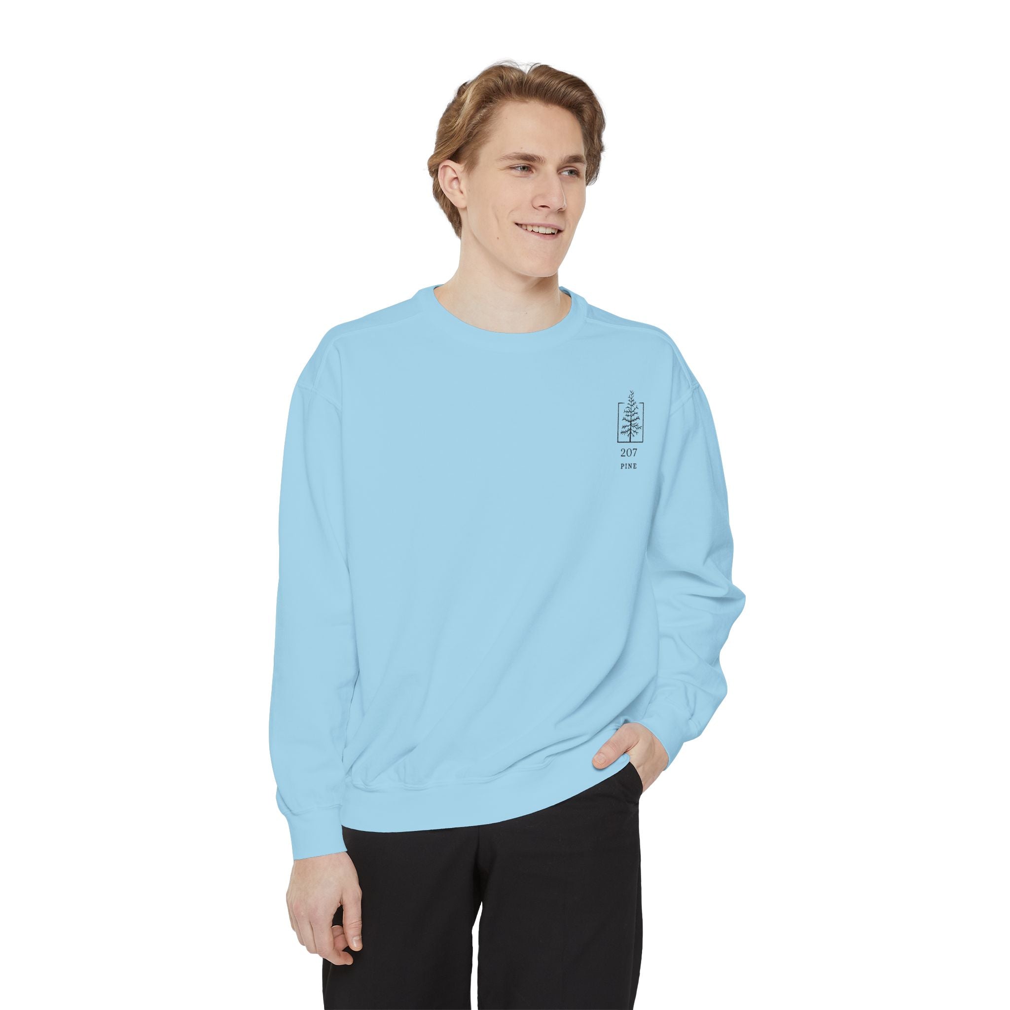 207 Pine Moose Unisex Crew Neck