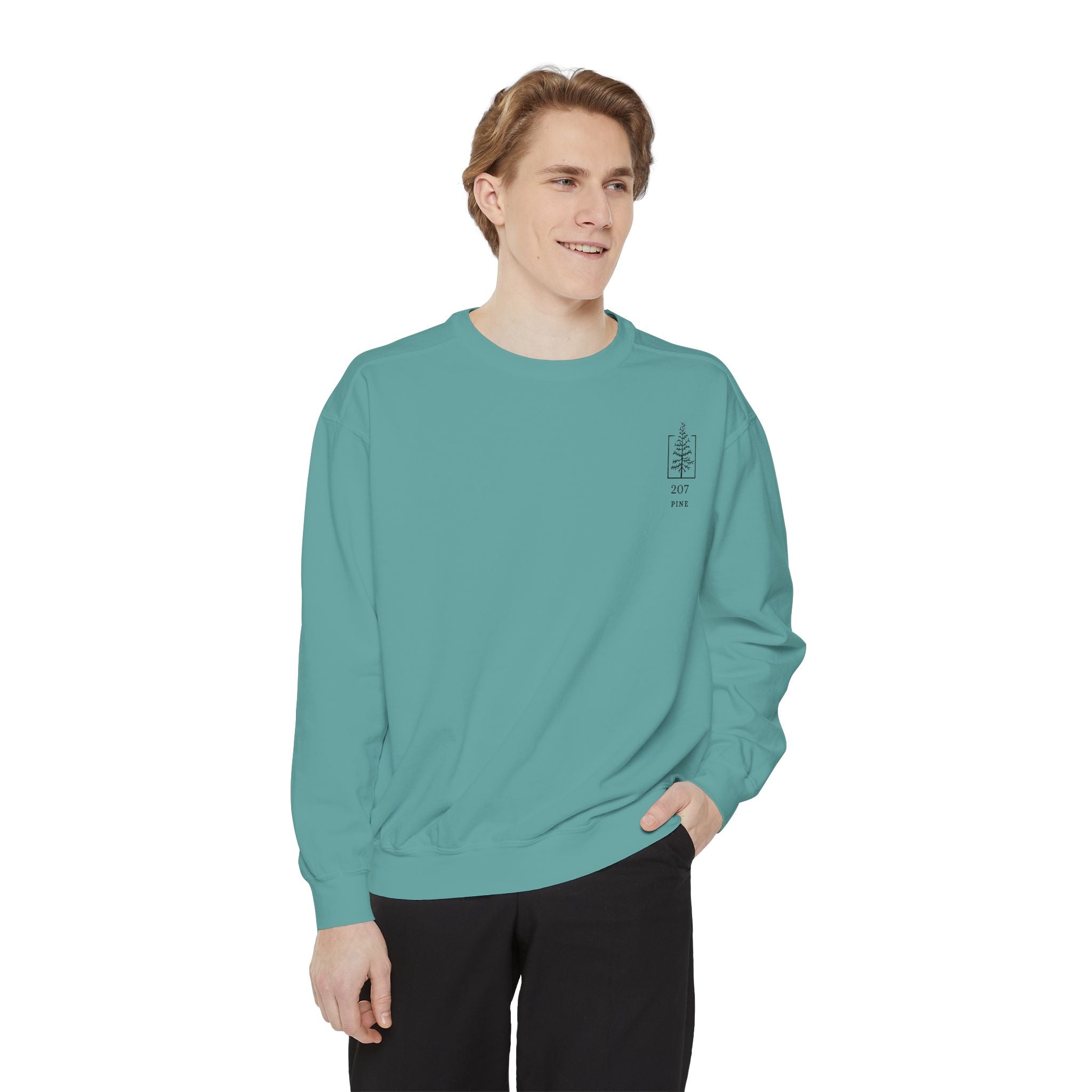 207 Pine Moose Unisex Crew Neck
