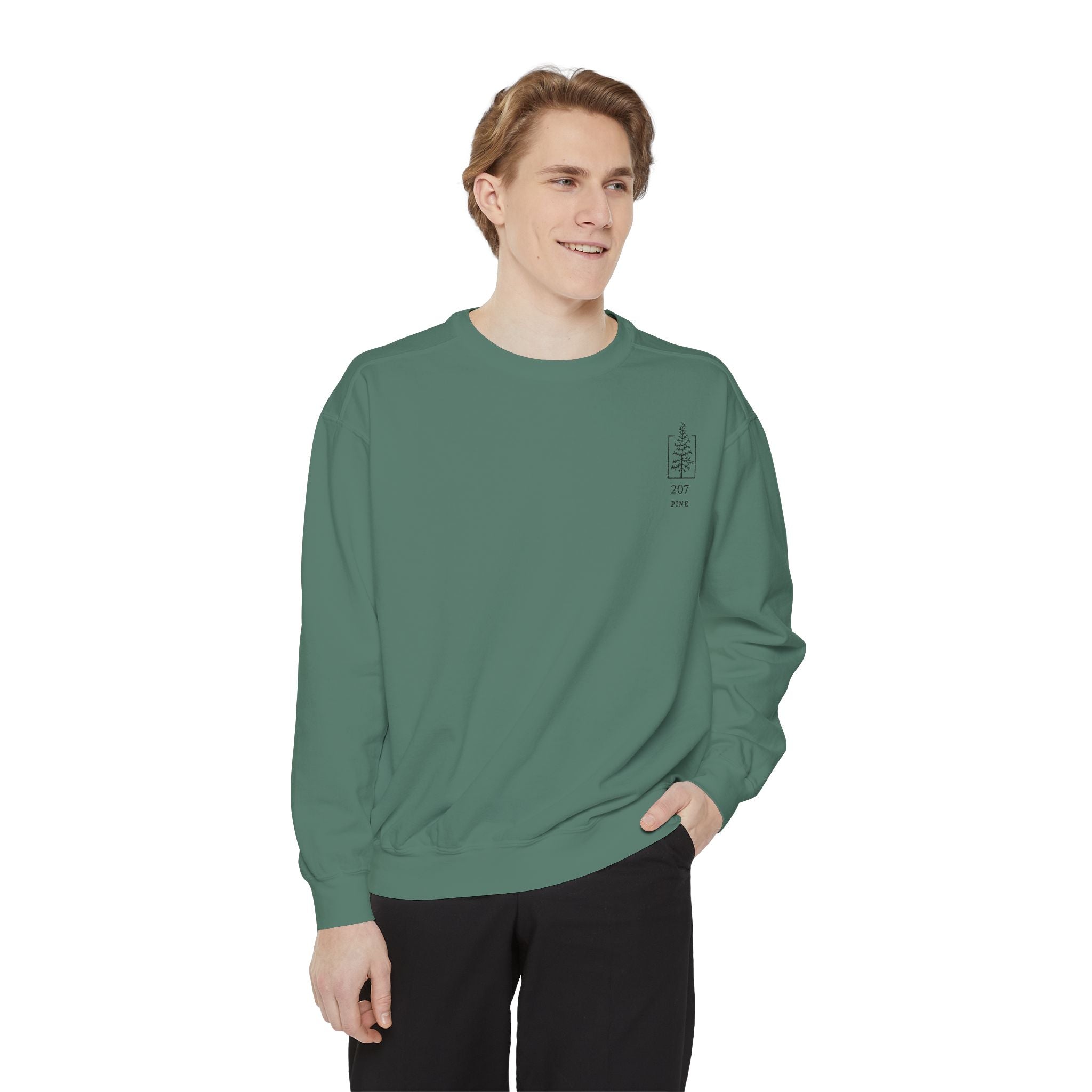 207 Pine Moose Unisex Crew Neck