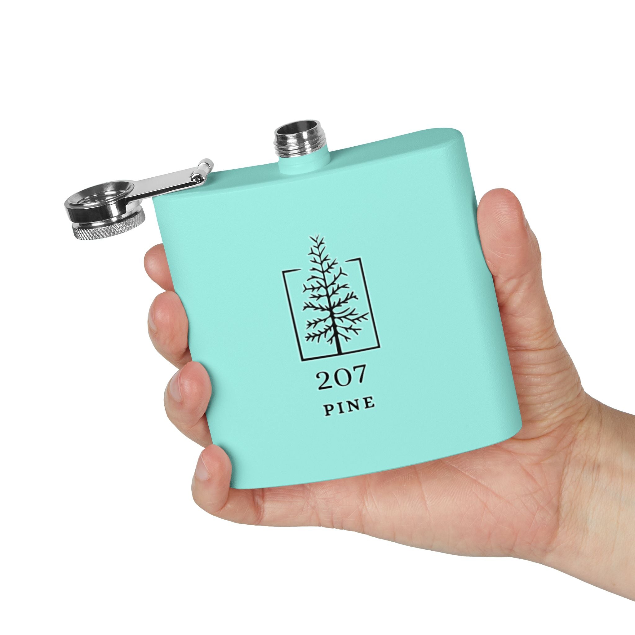207 Pine Stainless Steel Flask,