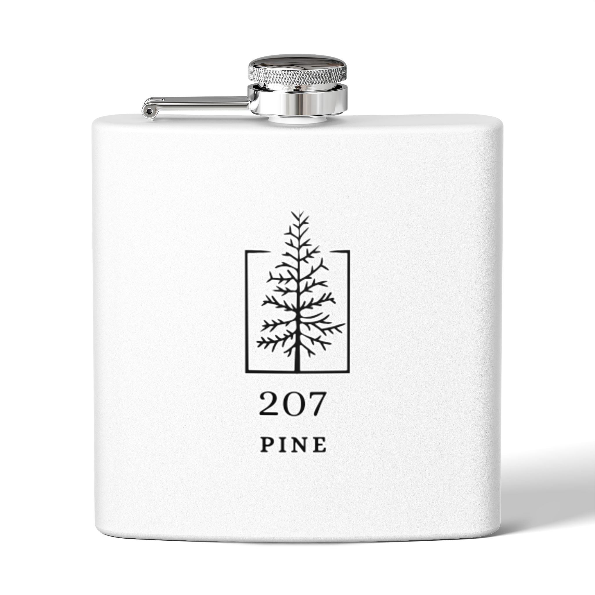 207 Pine Stainless Steel Flask,