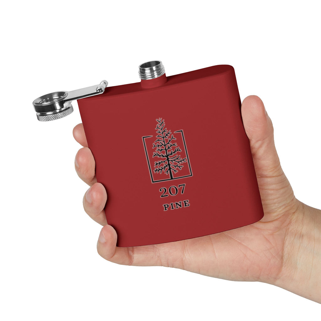 207 Pine Stainless Steel Flask,