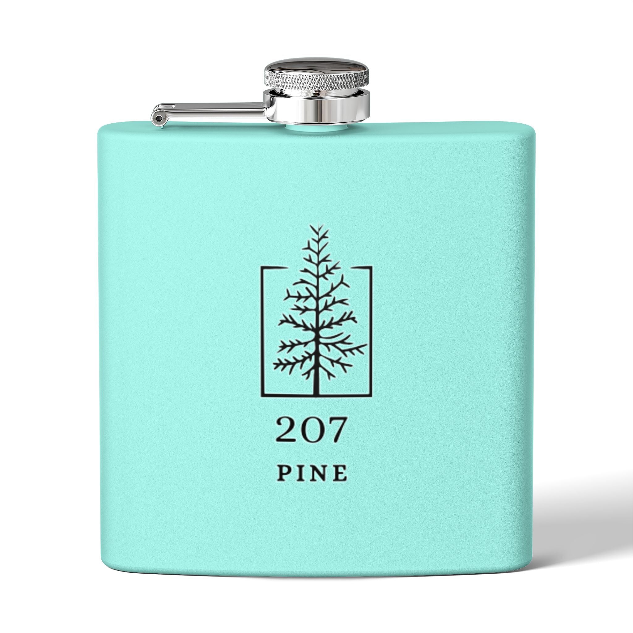 207 Pine Stainless Steel Flask,