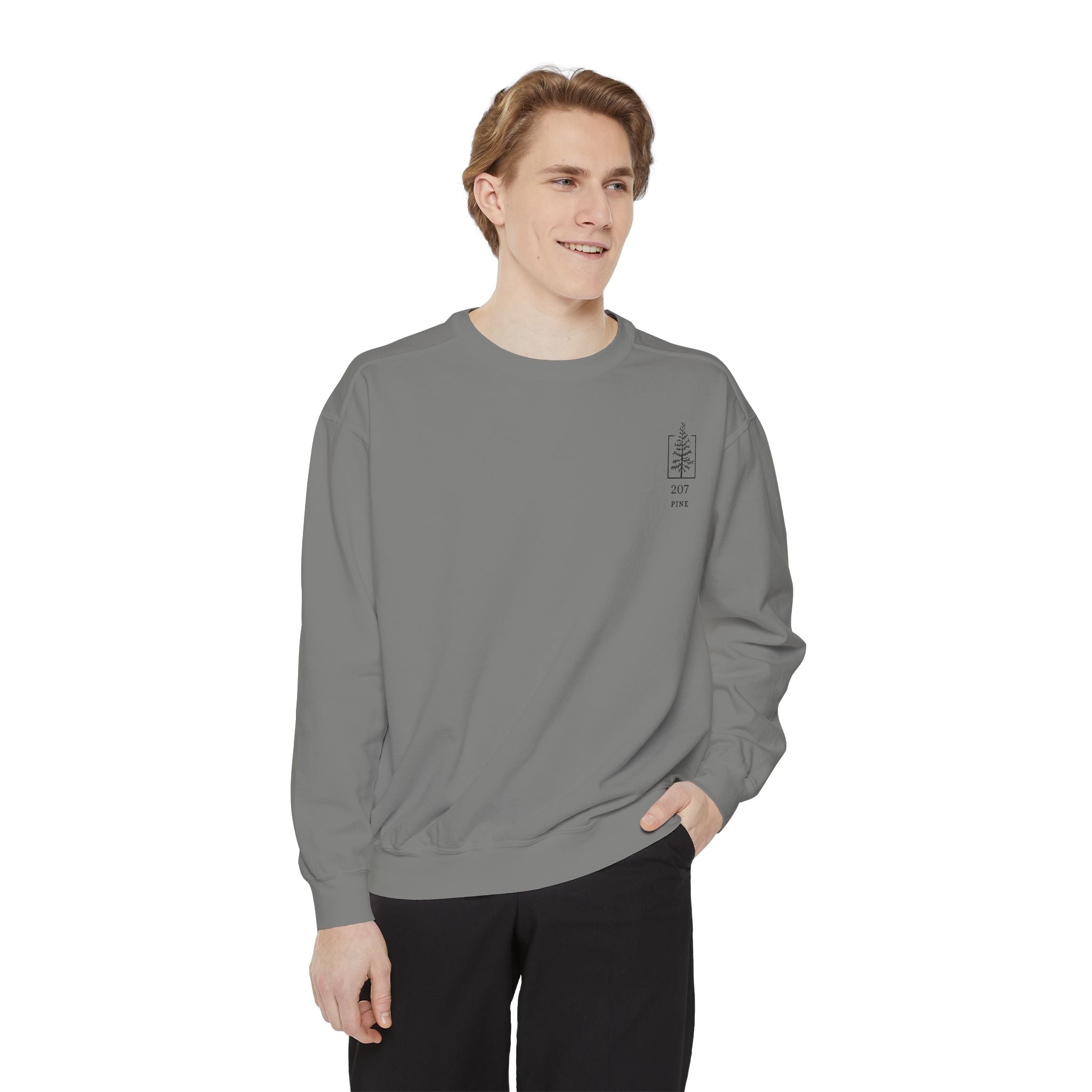 207 Pine Moose Unisex Crew Neck