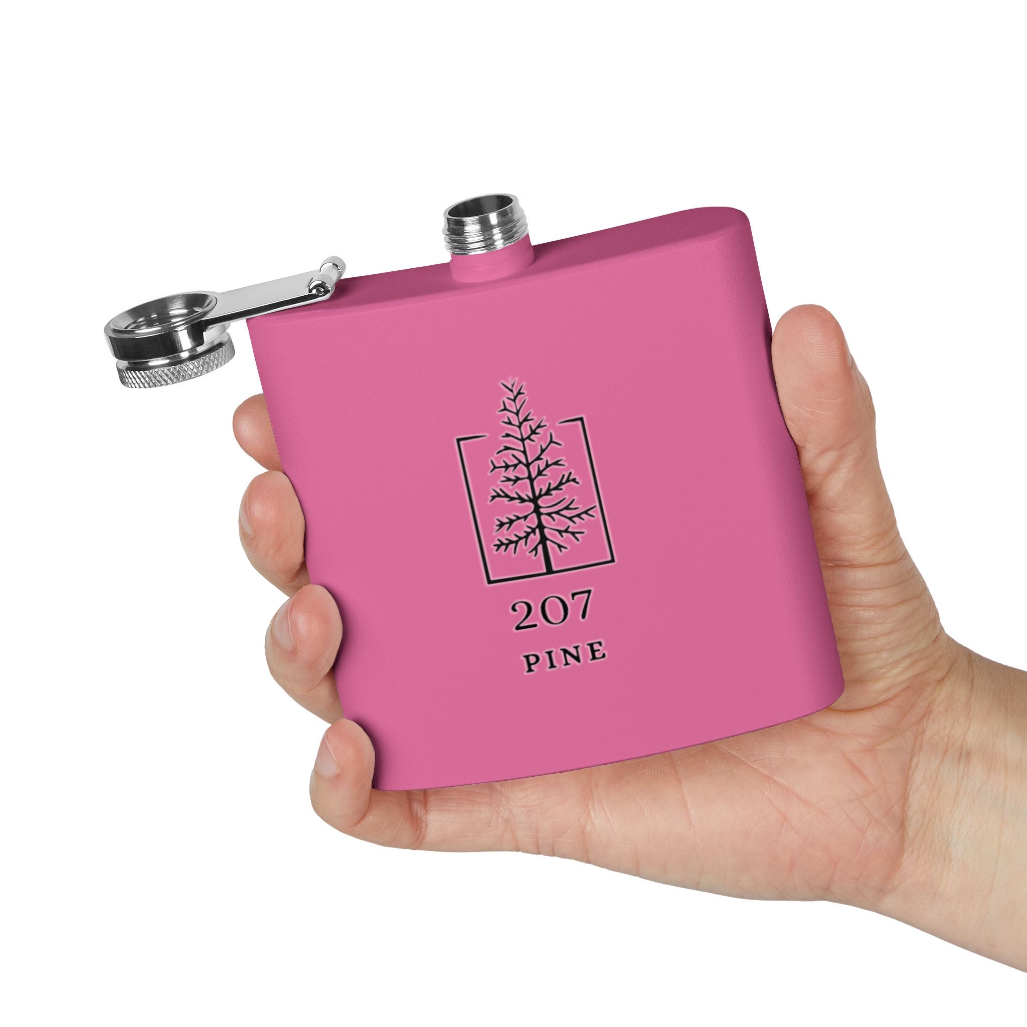 207 Pine Stainless Steel Flask,